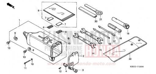 OUTILS XR125L5 de 2005